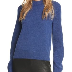 Rag & Bone Logan 100%Cashmere Blue Sweater Size M
